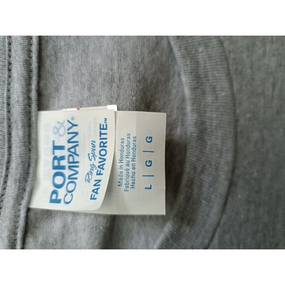 University At Ualbany T-Shirt Men's Large Gray Short Sleeve - Picture 3 of 7